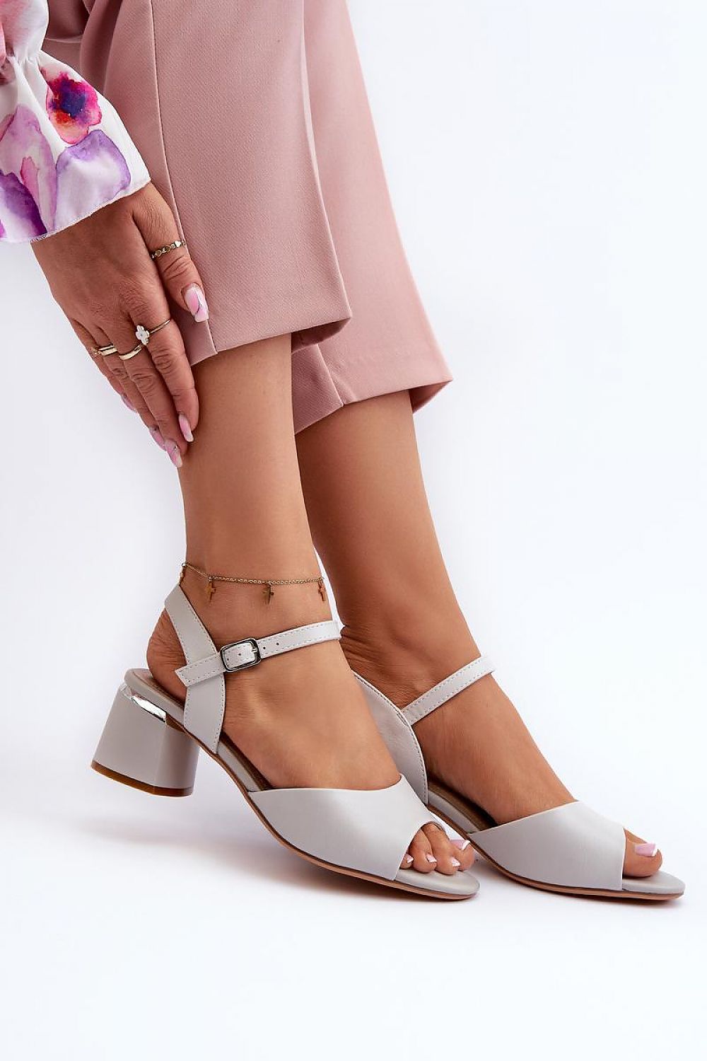 Heel sandals model 197097